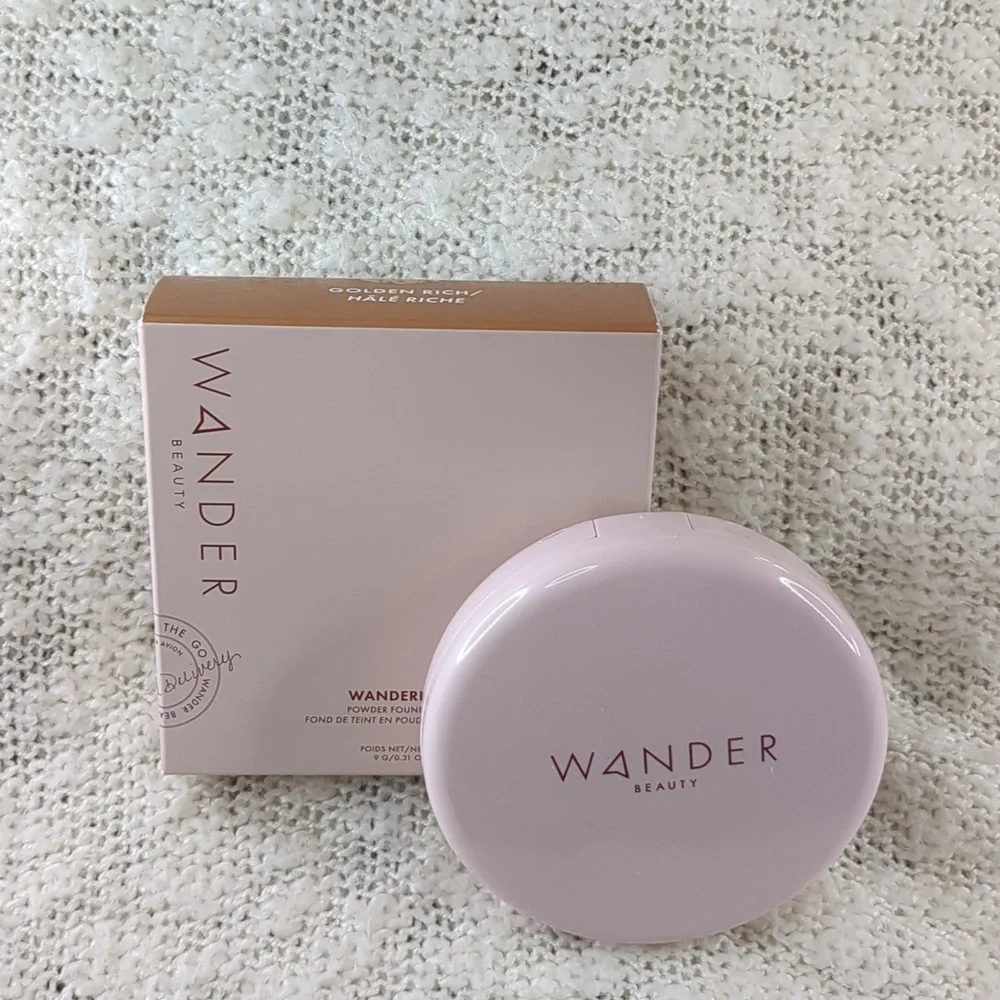 Wander Beauty Wanderlust Powder Foundation in Golden Rich, 9g/0.31oz
